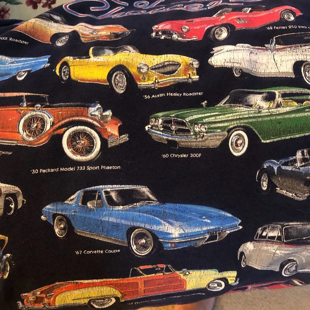 Classic Cars T-Shirt - Multicolor Size XXL